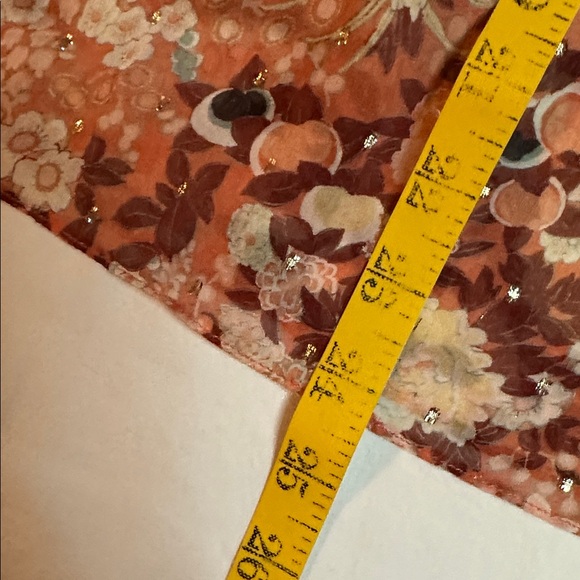 Ulla Johnson Ivy Floral Top - Coral Size 4 - Picture 7 of 9